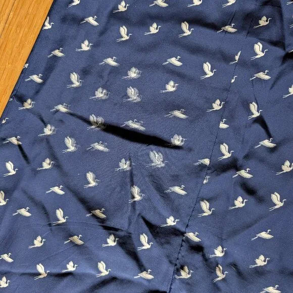 Theory dress navy with white bird patten - size 2 - Picture 8 of 8